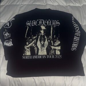 Suicideboys NorthAmericanTour2025 Black Graphic Long Sleeve ORIGINAL/AUTHENTIC.